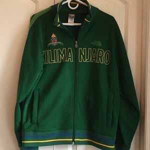 North face zip front jacket